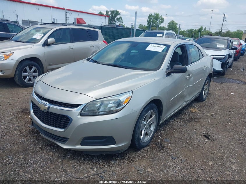 2016 Chevrolet Malibu, Left & Right Side, IAAI, VIN 1G11B5SA8GF104589 — photo 2