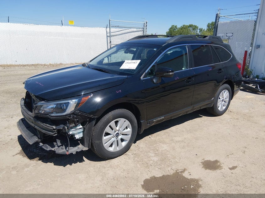 Vin: 4s4bsahcxj3232107, lot: 46104406, subaru outback 2.5i premium 20182