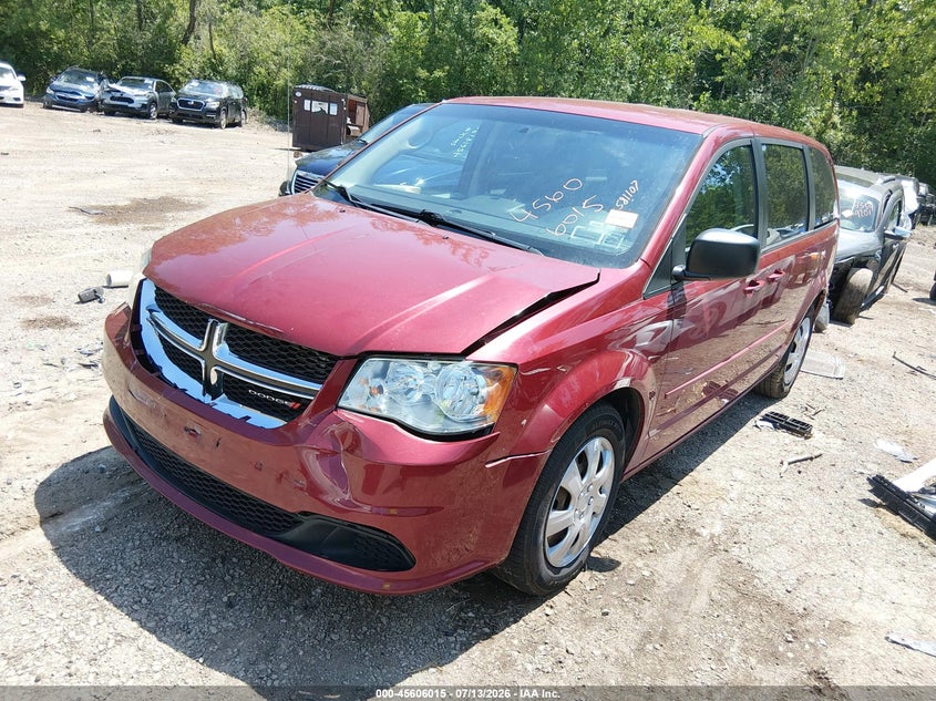 Vin: 2c4rdgbg9fr581107, lot: 46104438, dodge grand caravan se 20152