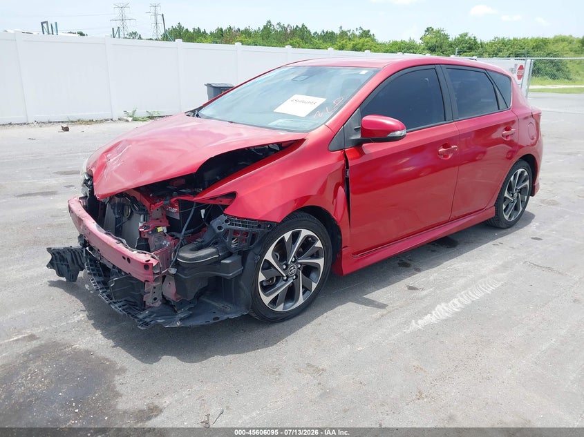 Vin: jtnkarje9hj550304, lot: 46104518, toyota corolla im 20172