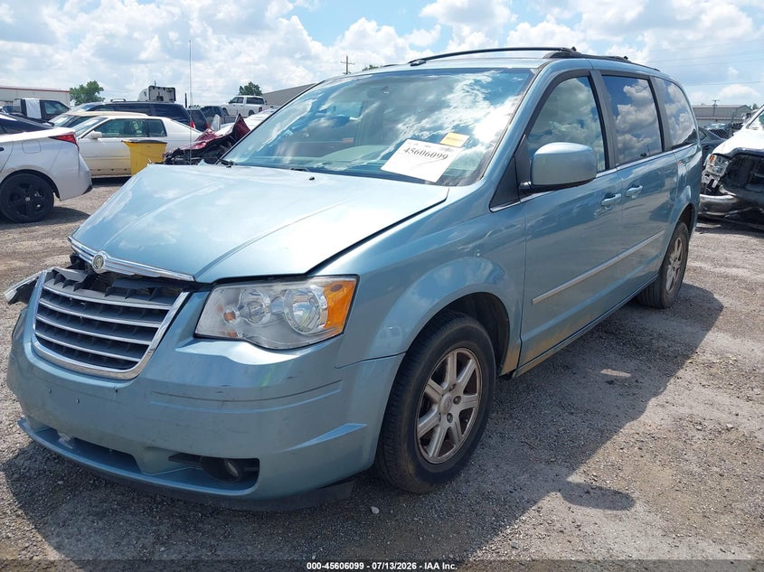 Vin: 2a4rr5d11ar170690, lot: 46104522, chrysler town & country touring 20102