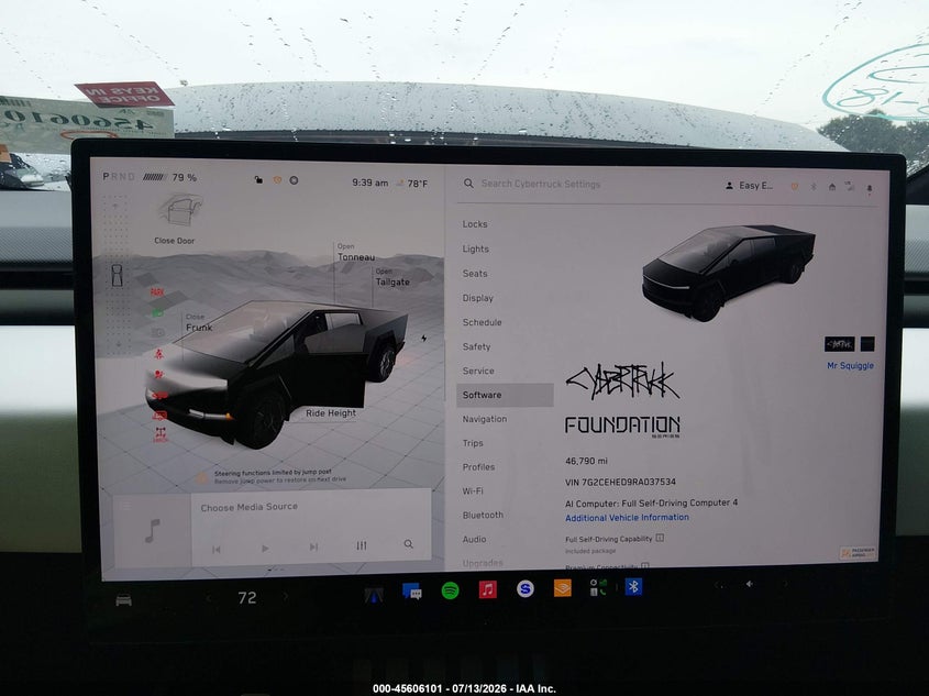 2024 Tesla Cybertruck All-Wheel Drive VIN: 7G2CEHED9RA037534 Lot: 45606101