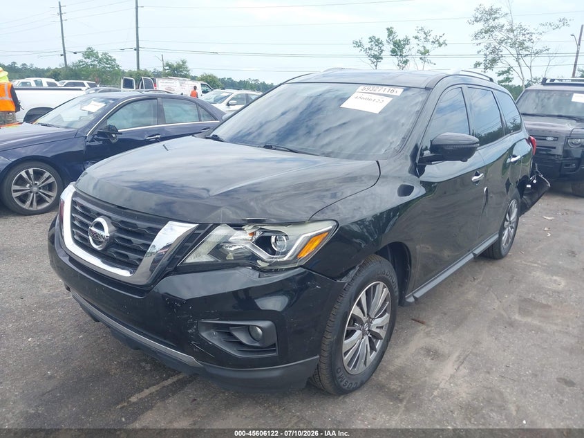 2019 Nissan Pathfinder, Front & Rear, IAAI, VIN 5N1DR2MM4KC618998 — photo 2