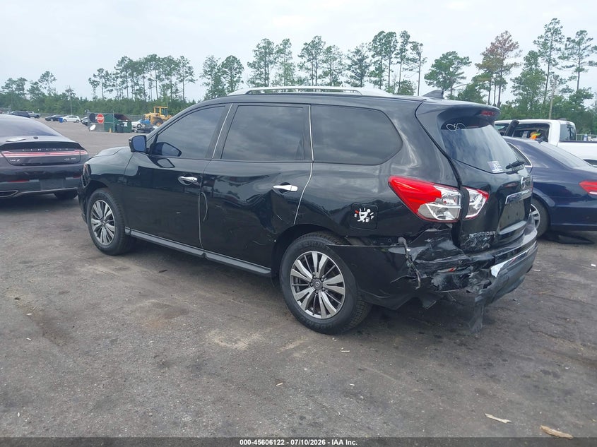 Vin: 5n1dr2mm4kc618998, lot: 46104545, nissan pathfinder sl 20193