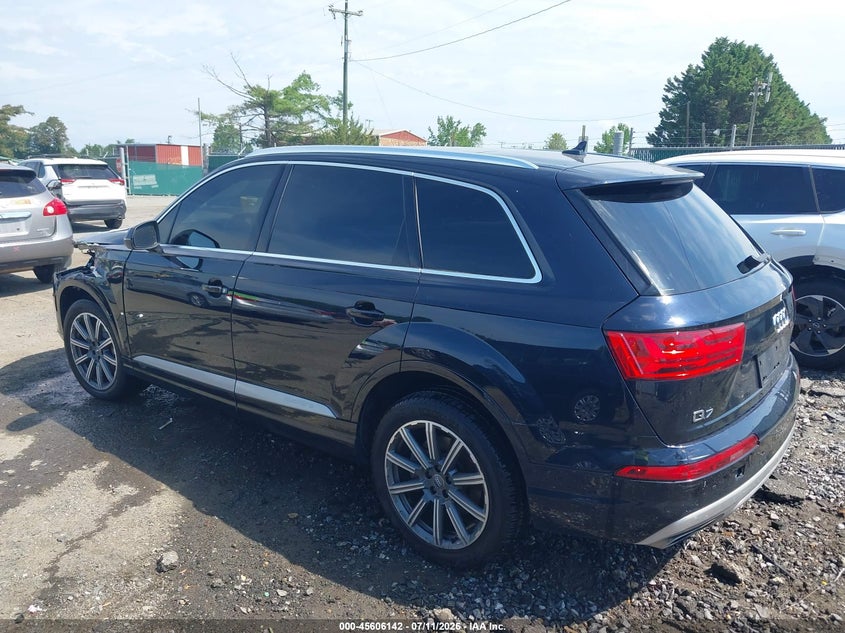 Vin: wa1lhaf73jd001955, lot: 46104565, audi q7 2.0t premium 20183