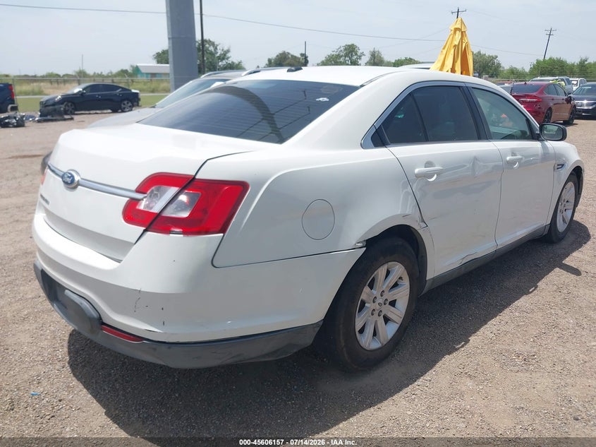 Vin: 1fahp2dw4bg149410, lot: 46104580, ford taurus se 20114