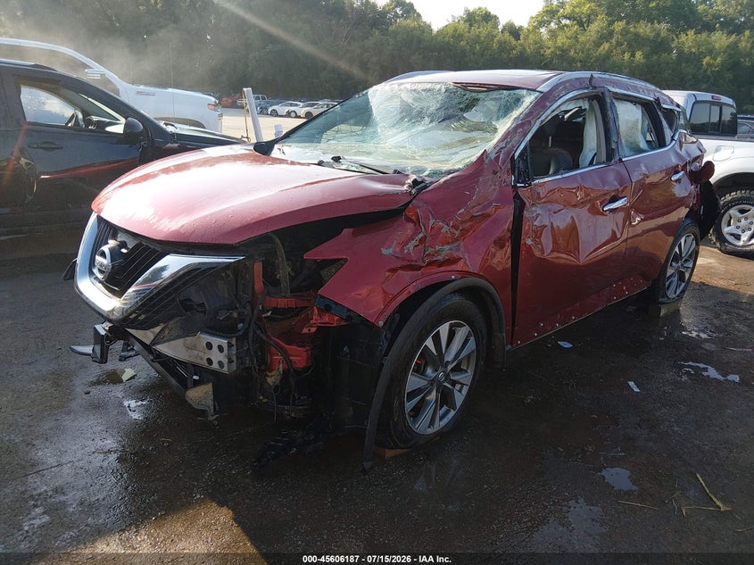 2015 Nissan Murano, Лівий бік, IAAI, VIN 5N1AZ2MG7FN272811 — фото 2