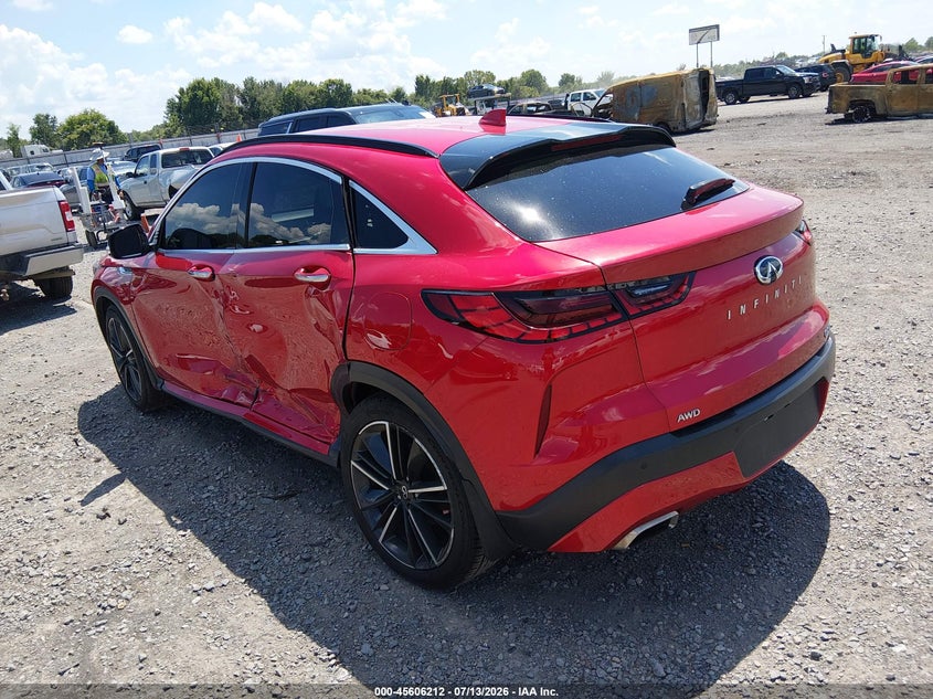 Vin: 3pcaj5k31nf112143, lot: 46104635, infiniti qx55 essential awd 20223
