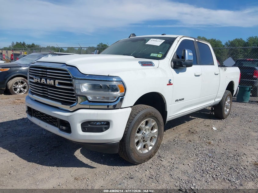 Vin: 3c6ur5fl4pg559022, lot: 46104637, ram 2500 laramie  4x4 6'4 box 20232