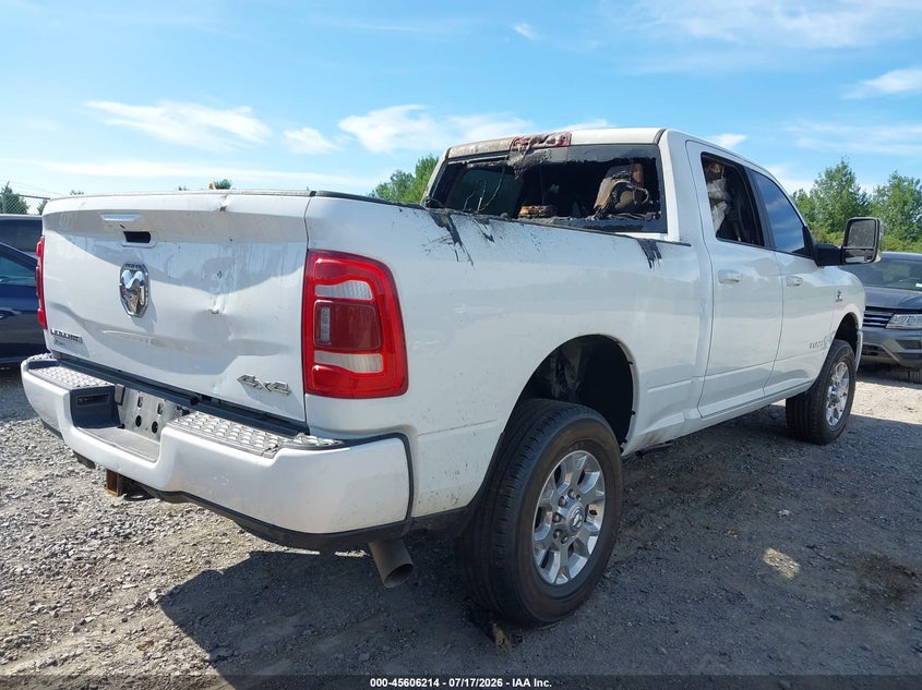 Vin: 3c6ur5fl4pg559022, lot: 46104637, ram 2500 laramie  4x4 6'4 box 20234