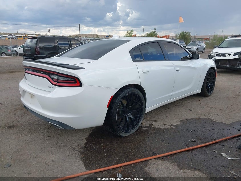 Vin: 2c3cdxhg6fh721718, lot: 46104669, dodge charger sxt 20154