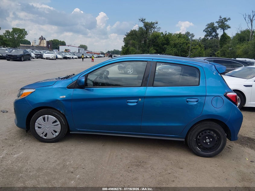 2022 Mitsubishi Mirage Es/Le VIN: ML32AUHJ4NH006342 Lot: 45606275