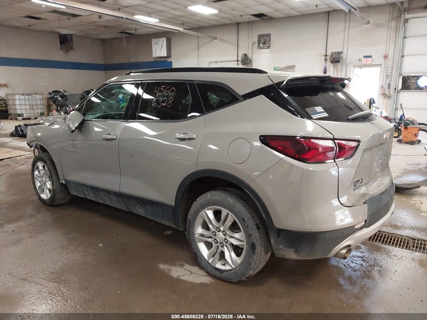 Vin: 3gnkbjrs1ms545448, lot: 46104751, chevrolet blazer awd 3lt 20213