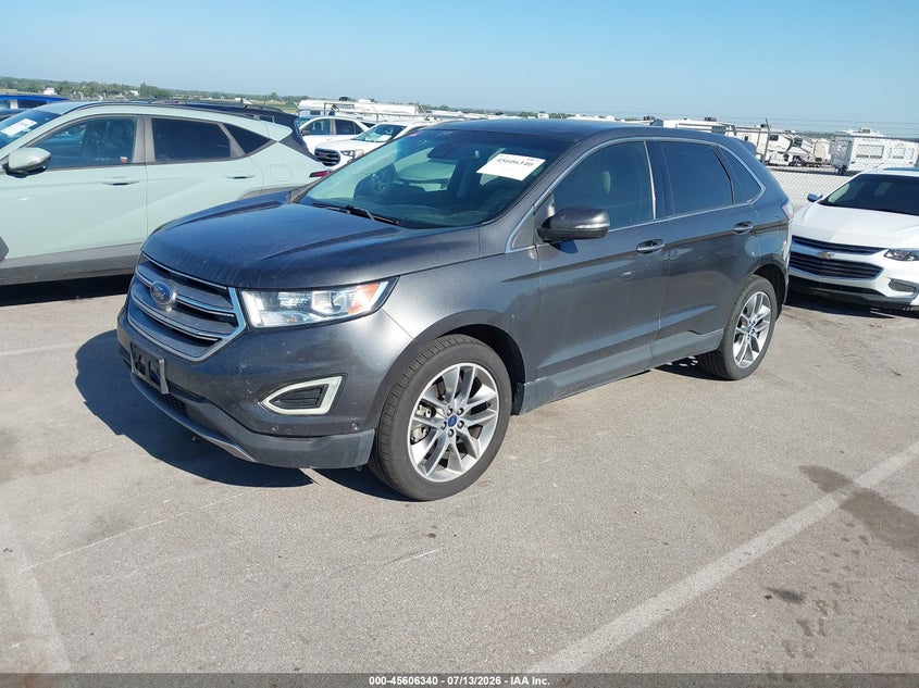 Vin: 2fmpk4k99gbb27118, lot: 46104763, ford edge titanium 20162