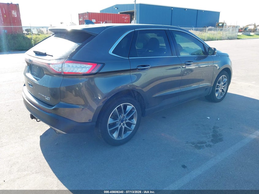 Vin: 2fmpk4k99gbb27118, lot: 46104763, ford edge titanium 20164