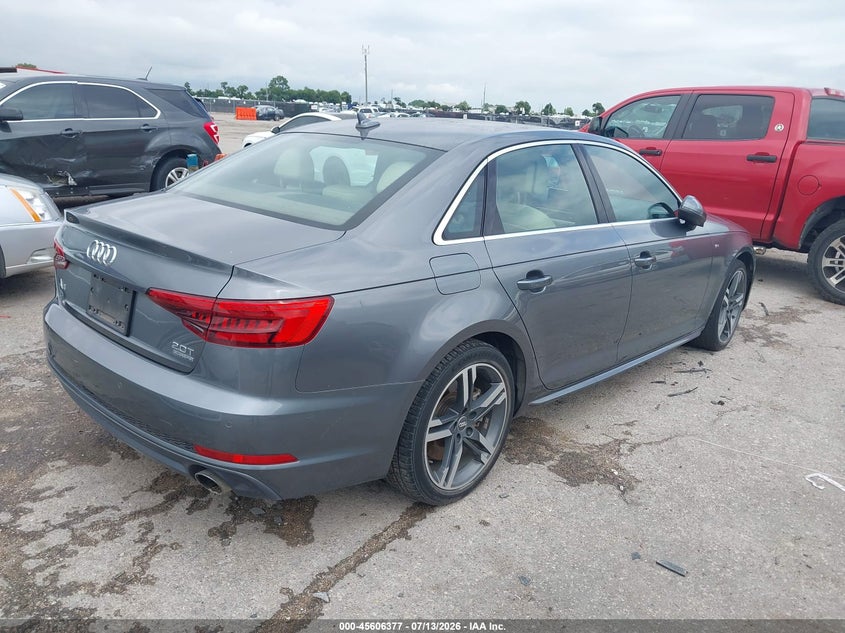 Vin: waufnaf44ha030147, lot: 46104800, audi a4 prestige 20174