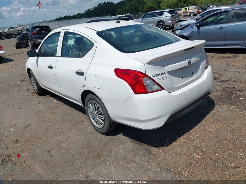 Vin: 3n1cn7ap5jl863872, lot: 46104840, nissan versa 1.6 s+ 20183