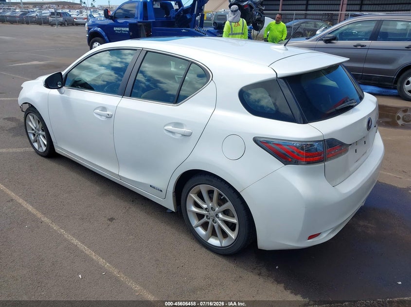 Vin: jthkd5bh3c2094802, lot: 46104881, lexus ct 200h premium 20123