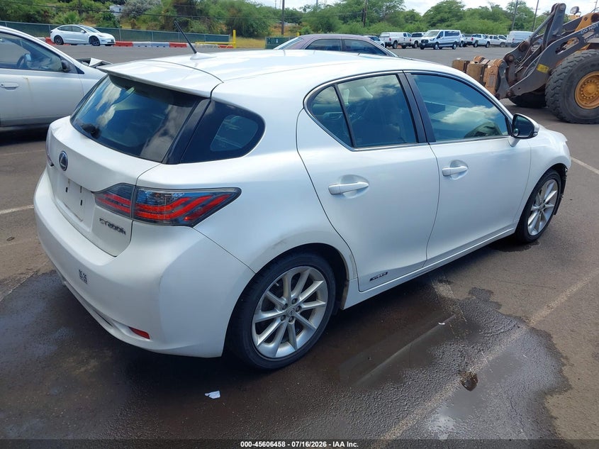 Vin: jthkd5bh3c2094802, lot: 46104881, lexus ct 200h premium 20124