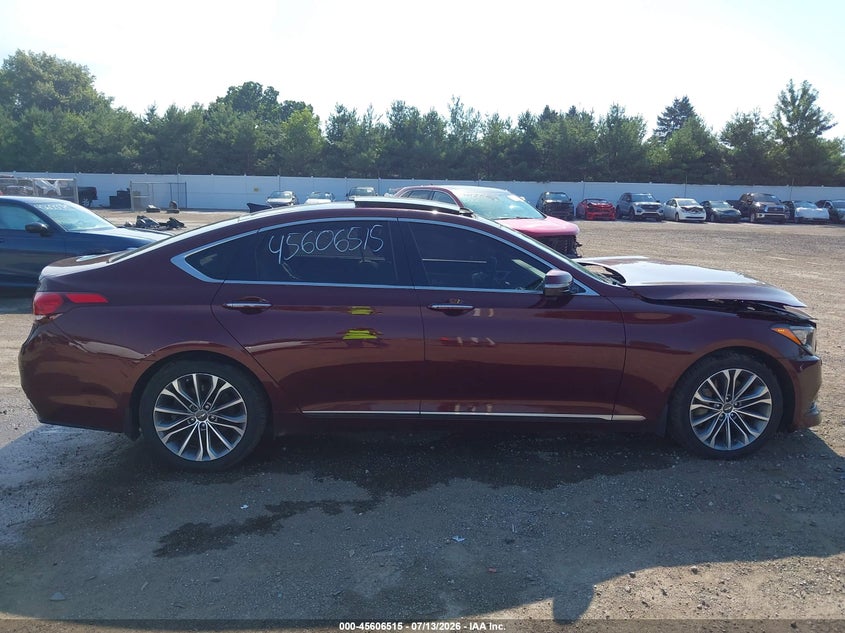 2016 Hyundai Genesis 3.8 VIN: KMHGN4JE1GU108644 Lot: 45606515