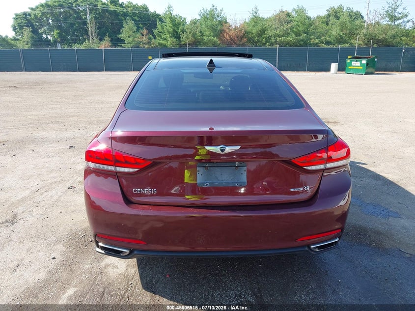 2016 Hyundai Genesis 3.8 VIN: KMHGN4JE1GU108644 Lot: 45606515