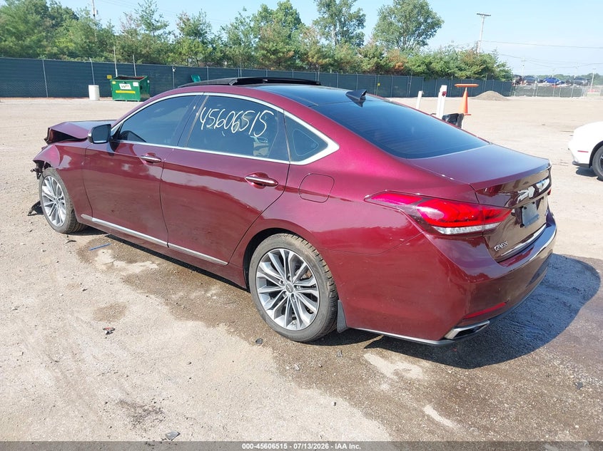 2016 Hyundai Genesis 3.8 VIN: KMHGN4JE1GU108644 Lot: 45606515