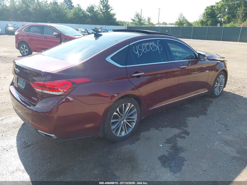 2016 Hyundai Genesis 3.8 VIN: KMHGN4JE1GU108644 Lot: 45606515