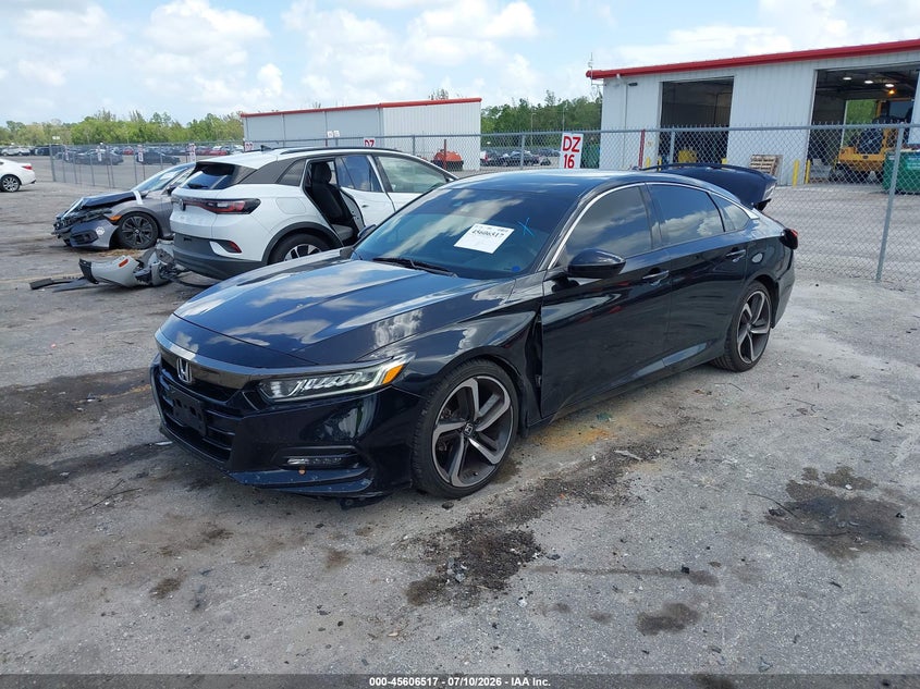 2018 Honda Accord Sport, Удар сзади, IAAI, VIN 1HGCV1F35JA266553 — фото 2