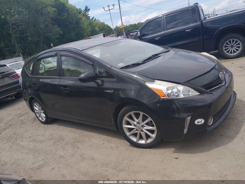 2012 TOYOTA PRIUS V (+) WAGON 1.8L I-4 DOHC, VVT, 98HP