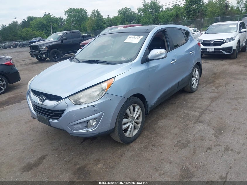 2012 Hyundai Tucson, Удар спереду, IAAI, VIN KM8JUCAC5CU383414 — фото 2