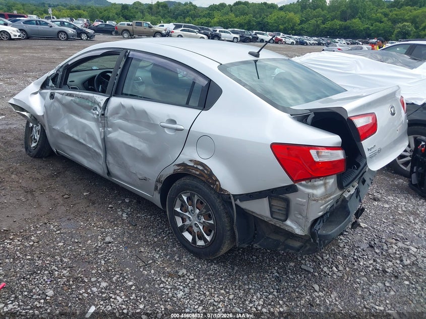 Vin: knadm4a34g6663405, lot: 46104955, kia rio lx 20163