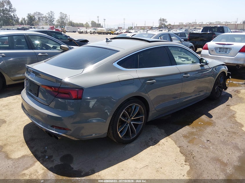 Vin: waua4cf59ka050631, lot: 46104956, audi s5 3.0t premium 20194