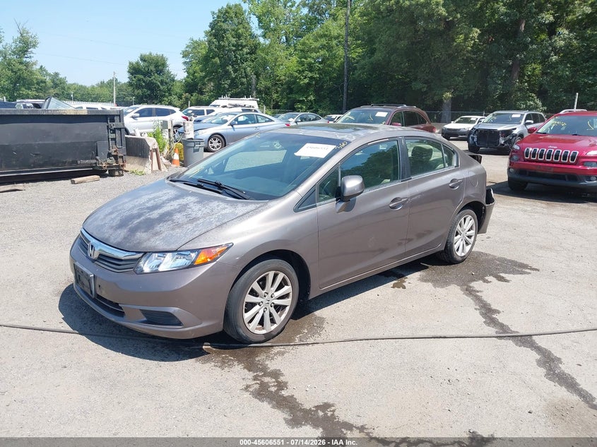 2012 HONDA CIVIC auction photo 2