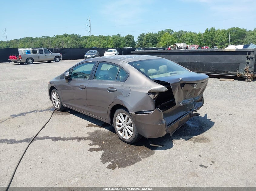 2012 HONDA CIVIC auction photo 3