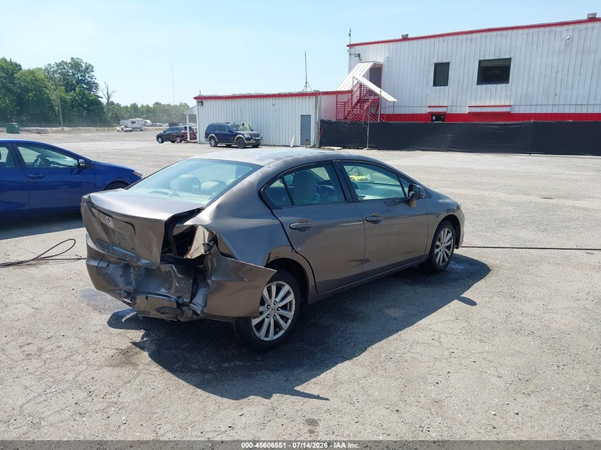 2012 HONDA CIVIC auction photo 4