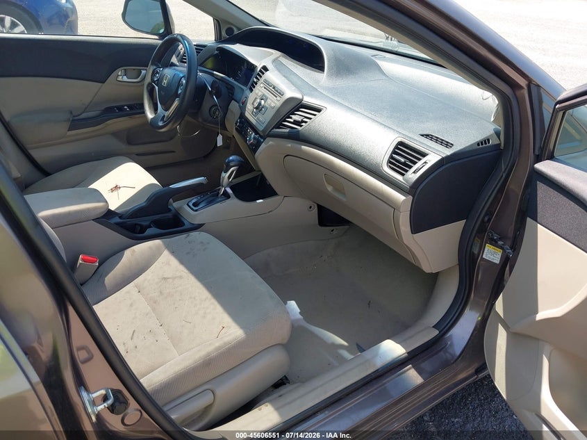2012 HONDA CIVIC auction photo 5