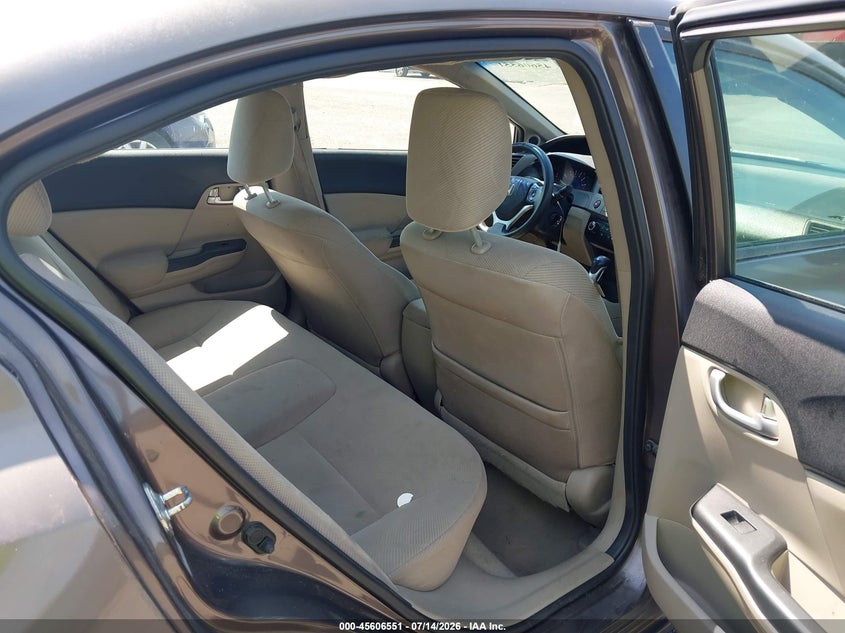 2012 HONDA CIVIC auction photo 8