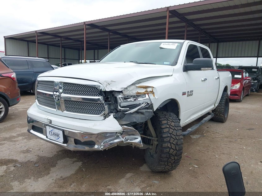 Vin: 1c6rr7lt3hs613118, lot: 46105009, ram 1500 big horn  4x4 5'7 box 20172