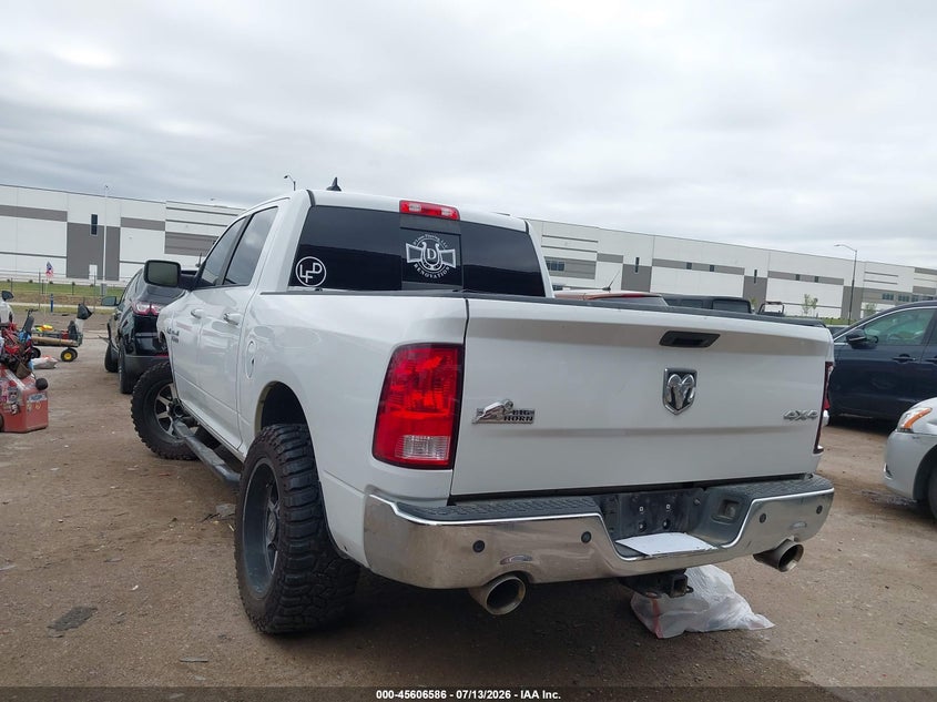Vin: 1c6rr7lt3hs613118, lot: 46105009, ram 1500 big horn  4x4 5'7 box 20173
