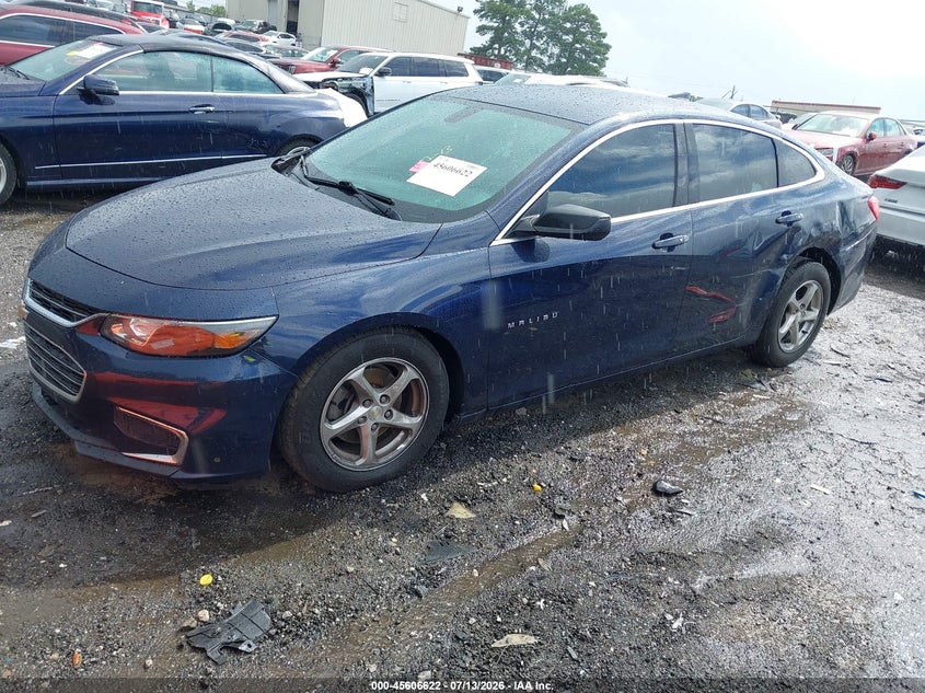 2018 Chevrolet Malibu 1Ls, Левый бок, IAAI, VIN 1G1ZB5ST8JF211251 — фото 2