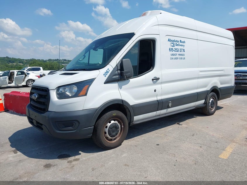 Vin: 1ftbw3x87lkb19967, lot: 46105156, ford transit-350 cargo van 20202