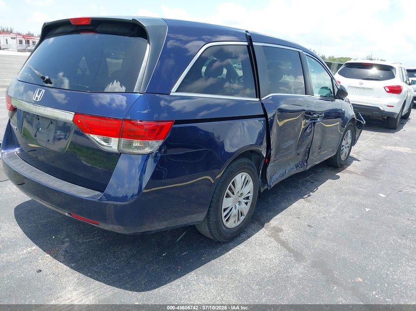 2016 HONDA ODYSSEY auction photo 4
