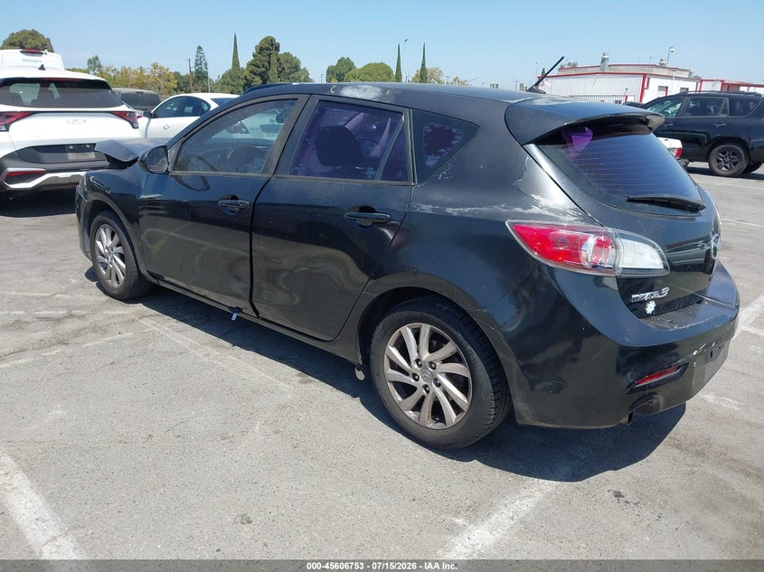 Vin: jm1bl1l86c1610457, lot: 46105176, mazda mazda3 i touring 20123