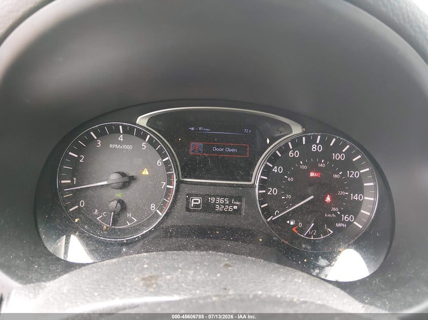 2013 NISSAN ALTIMA SEDAN 2.5L I-4 DOHC, VVT, 182HP