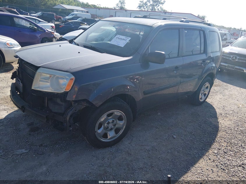 Vin: 5fnyf4h26eb014203, lot: 46105225, honda pilot lx 20142