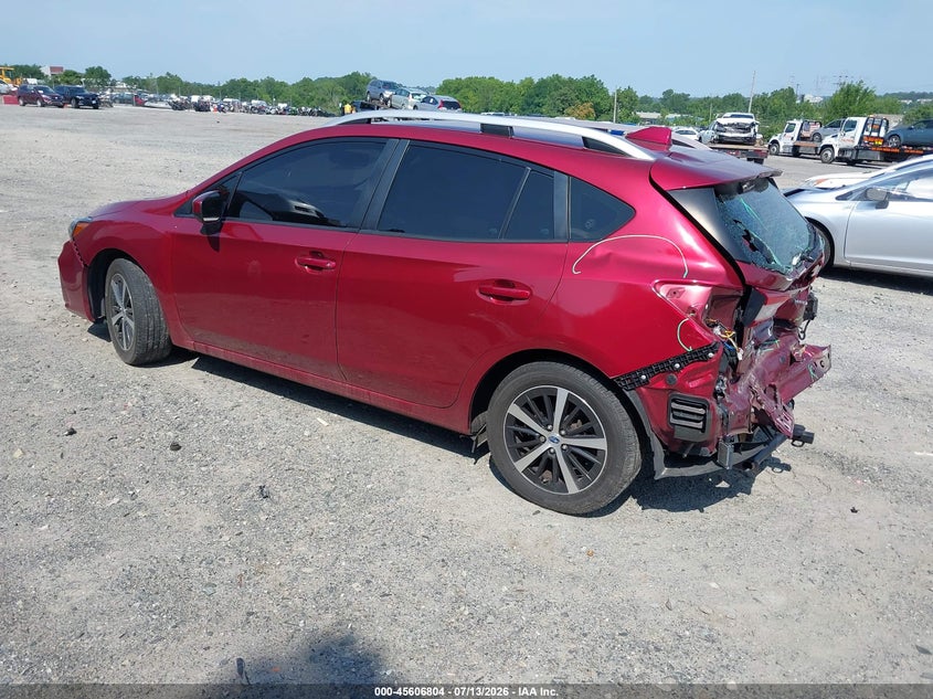 SUBARU IMPREZA 2019 VIN 4S3GTAD63K3737690