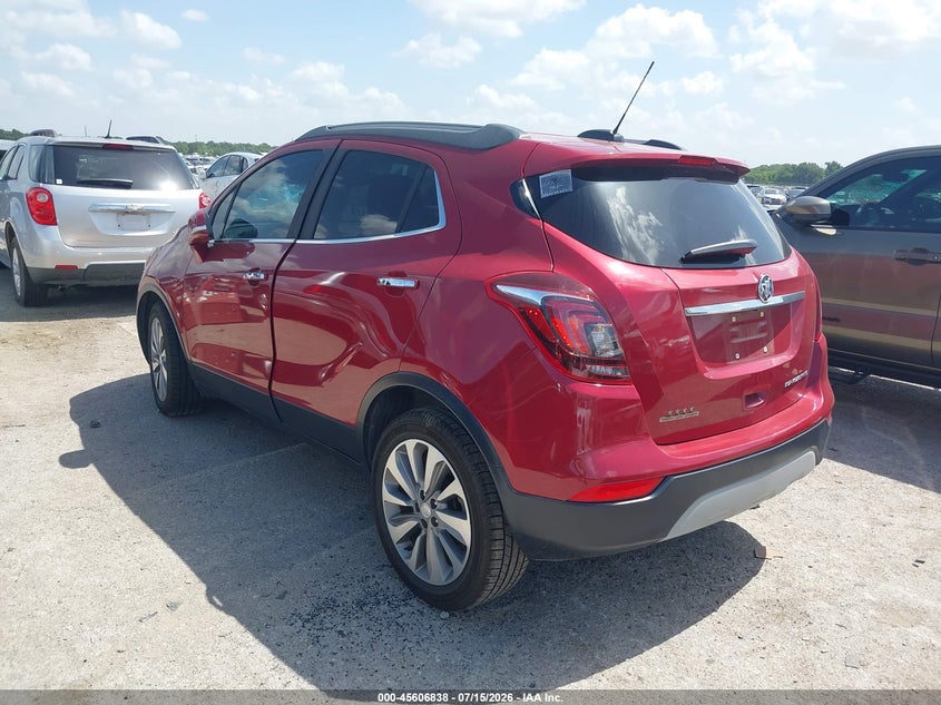 Vin: kl4cjasb4kb845689, lot: 46105261, buick encore fwd preferred 20193