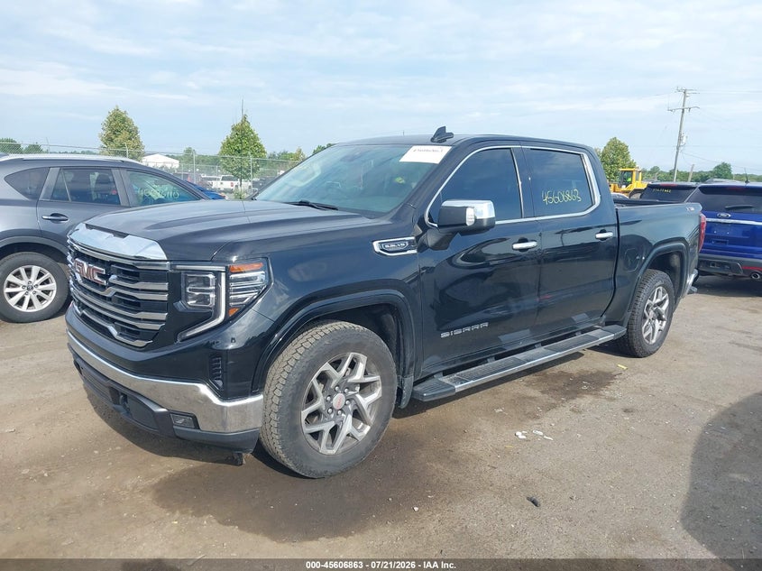 Vin: 3gtuudedxpg171580, lot: 46105286, gmc sierra 1500 4wd  short box slt 20232