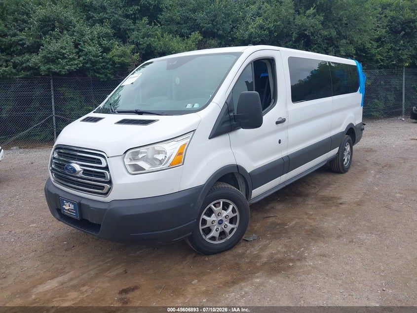 Vin: 1fbzx2zm3gka93183, lot: 46105316, ford transit-350 xlt 20162