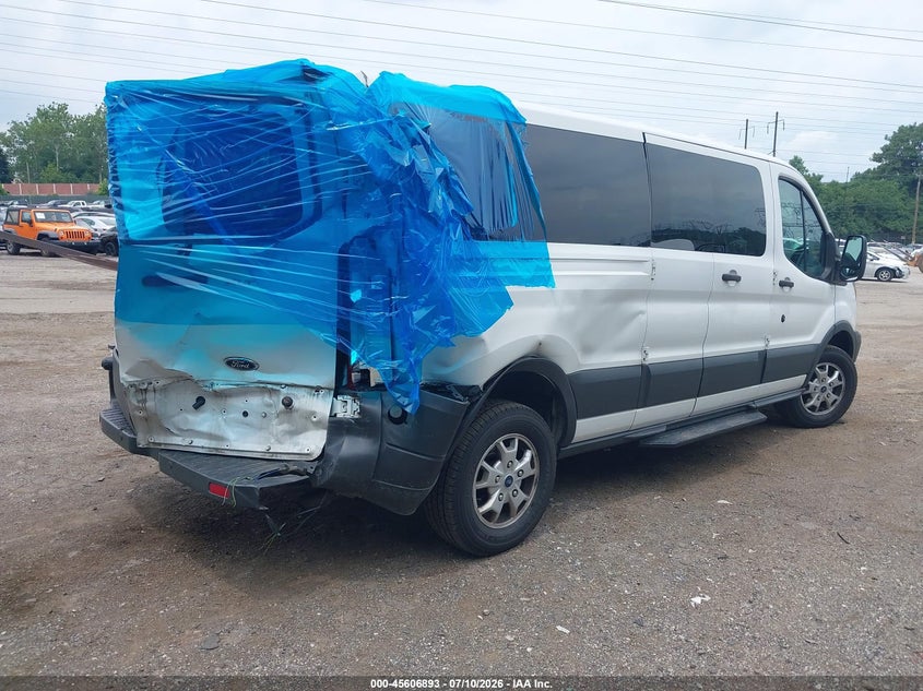 Vin: 1fbzx2zm3gka93183, lot: 46105316, ford transit-350 xlt 20164